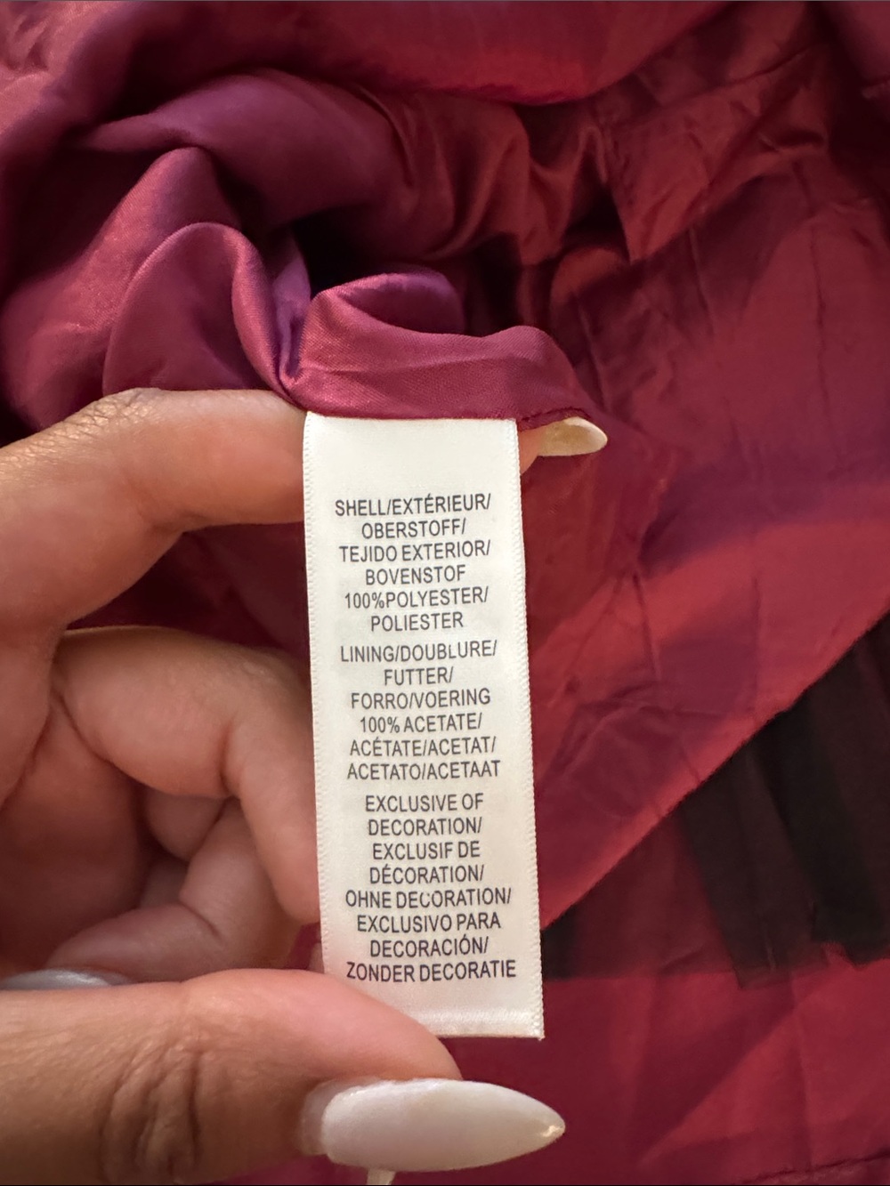 Adrianna Papell Burgundy red wine berry A-Line Party Dress satin feel A line - Picture 6 of 6